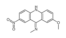 2-methoxy-N-methyl-7-nitroacridin-9-amine Structure