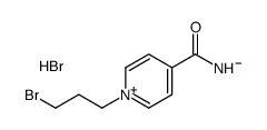 1-(3-bromopropyl)pyridin-1-ium-4-carboxamide,bromide Structure