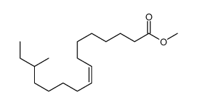 methyl (E)-14-methylhexadec-8-enoate结构式