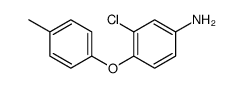 3-chloro-4-(4-methylphenoxy)aniline Structure