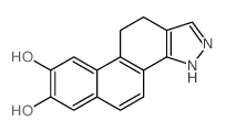 10,11-Dihydro-3H-naphtho(1,2-g)indazole-7,8-diol结构式