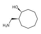 Cyclooctanol, 2-(aminomethyl)-, (1R,2R)-rel- Structure