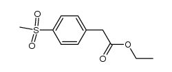 ethyl 4-(methylsulfonyl)phenylacetate Structure