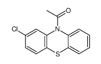 1-(2-chlorophenothiazin-10-yl)ethanone Structure