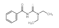 N'-BENZOYL-N,N-DIETHYLTHIOUREA结构式