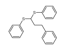 3-phenyl-1,1,-bis(phenylthio)propane结构式