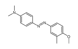 4-[(4-methoxy-3-methylphenyl)diazenyl]-N,N-dimethylaniline Structure