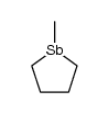 1-methylstibacyclopentane Structure