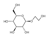 1-O-β-D-glucopyranosyl ethylene glycol结构式