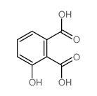 3-Hydroxyphthalic acid Structure