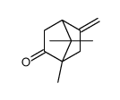 4,7,7-trimethyl-2-methylidenebicyclo[2.2.1]heptan-5-one结构式