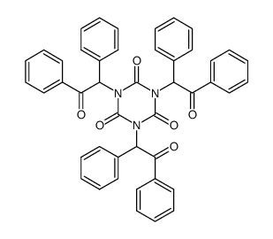 1,3,5-tris-(2-oxo-1,2-diphenyl-ethyl)-[1,3,5]triazinane-2,4,6-trione Structure