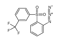 1-azido-2-[3-(trifluoromethyl)phenyl]sulfonylbenzene Structure