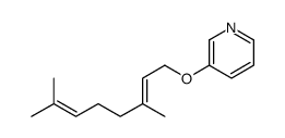 3-(3,7-dimethylocta-2,6-dienoxy)pyridine结构式