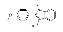 2-(4-methoxyphenyl)-1-methylindole-3-carbaldehyde Structure