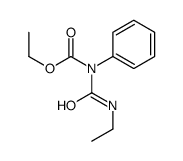 ethyl N-(ethylcarbamoyl)-N-phenylcarbamate结构式