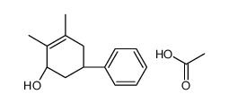 acetic acid,(1S,5R)-2,3-dimethyl-5-phenylcyclohex-2-en-1-ol结构式