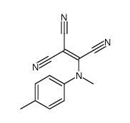 2-(N,4-dimethylanilino)ethene-1,1,2-tricarbonitrile Structure