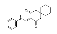 3-(anilinomethylidene)spiro[5.5]undecane-2,4-dione结构式