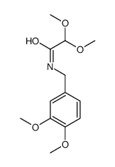 N-[(3,4-dimethoxyphenyl)methyl]-2,2-dimethoxyacetamide结构式
