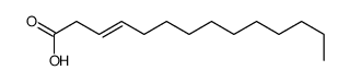 tetradec-3-enoic acid Structure