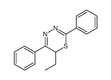 6-ethyl-2,5-diphenyl-6H-1,3,4-thiadiazine Structure