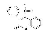 [1-(benzenesulfonyl)-3-chlorobut-3-enyl]benzene Structure