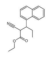 2-Cyan-3-<1>naphthyl-pentansaeure-aethylester结构式