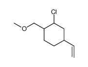 2-chloro-4-ethenyl-1-(methoxymethyl)cyclohexane Structure