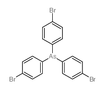 tris(4-bromophenyl)arsane Structure