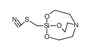 1-(thiocyanatomethyl)silatrane结构式