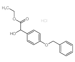 ethyl 2-hydroxy-2-(4-phenylmethoxyphenyl)acetate结构式