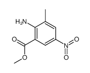 Benzoic acid, 2-amino-3-methyl-5-nitro-, methyl ester (9CI)结构式