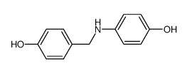 N-(p-hydroxybenzyl)-p-hydroxyaniline结构式