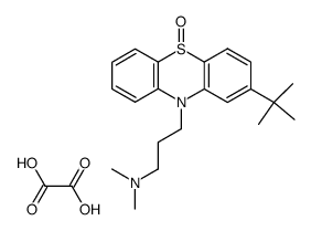 [3-(2-tert-butyl-5-oxo-5H-5λ4-phenothiazin-10-yl)-propyl]-dimethyl-amine, oxalate (1:1) Structure