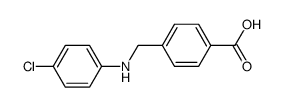 4-[(4-chlorophenylamino)methyl]benzoic acid Structure