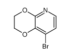 8-Bromo-2,3-dihydro-(1,4)dioxino(2,3-b)pyridine结构式