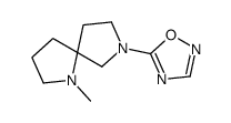 5-(1-methyl-1,7-diazaspiro[4.4]nonan-7-yl)-1,2,4-oxadiazole Structure