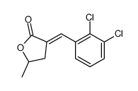 3-[(2,3-dichlorophenyl)methylidene]-5-methyloxolan-2-one Structure