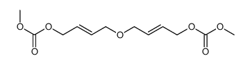 4-(4-methoxycarbonyloxybut-2-enoxy)but-2-enyl methyl carbonate Structure