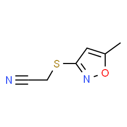 Acetonitrile, [(5-methyl-3-isoxazolyl)thio]- (9CI) picture