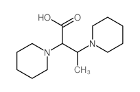 2,3-bis(1-piperidyl)butanoic acid结构式