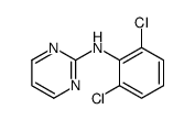 N-(2,6-dichlorophenyl)pyrimidin-2-amine结构式
