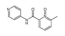 2-Methyl-6-(4-pyridylcarbamoyl)pyridine 1-oxide structure