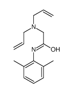 2-[bis(prop-2-enyl)amino]-N-(2,6-dimethylphenyl)acetamide Structure