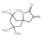 1-oxaspiro[4.5]decan-2-one, 7,7,9,9-tetramethyl-3-methylene- structure