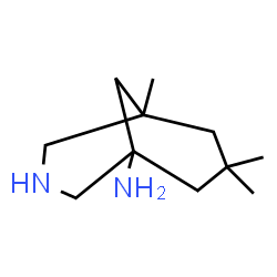 5,7,7-trimethyl-3-azabicyclo[3.3.1]nonanamine structure