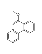 ethyl 2-(4-methyl-2-pyridyl)benzoate结构式