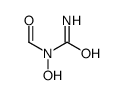1-Formyl-1-hydroxyure结构式
