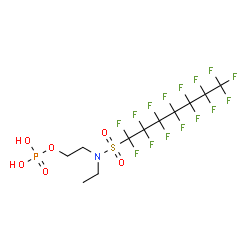 potassium tridecan-1-yl hydrogen phosphate结构式